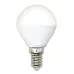 Лампа светодиодная 6 Вт Форма шар матовая Белый свет 4000K Картон LED-G45-6W/4000K/E14/FR/RA95 PLK01WH