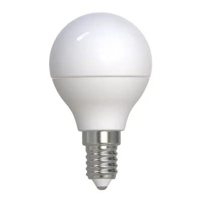 Лампа светодиодная 6 Вт Форма шар матовая Белый свет 4000K Картон LED-G45-6W/4000K/E14/FR/RA95 PLK01WH