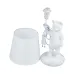 Светильник UML-B465 E14 WHITE настольный декоративный ''Кот'', под лампу Е14, 40W. Механический выключатель. белый