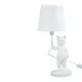 Светильник UML-B465 E14 WHITE настольный декоративный ''Кот'', под лампу Е14, 40W. Механический выключатель. белый