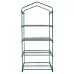 Парник-стеллаж для рассады UGH-R20 H160 GREEN/WHITE  4 полки, 70x50x160см. Металлическая труба в ПВХ, цвет зеленый. Тент из армированного полиэтилена 135г/м2, 