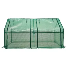 Парник уличный UGH-S31 L180 GREEN/GREEN  180x90x90см. Металлическая труба в ПВХ, цвет зеленый. Тент из армированного полиэтилена 135г/м2, цвет сетки зеленый. T