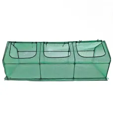 Тент из армированного полиэтилена UGT-S32 L270 GREEN 135г/м2 для парника 270x90x90см. Цвет сетки зеленый. TM ФитоЛето