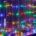 Гирлянда Занавес светодиодный 3х3 м 192 светодиода разноцветный свет прозрачный провод ULD-C3030-192/DTA MULTI IP20
