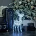 Фигура светодиодная каркасная Олень-2 36х60 см 80 светодиодов Белый свет прозрачный провод ULD-M3660-080/STA WHITE IP44 DEER-2