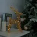 Фигура светодиодная каркасная Золотой олень'' на батарейках 3АА не в комплекте 24х30см 30 светодиодов Теплый белый свет прозрачный провод TM ULD-