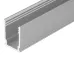 Накладной профиль UFE-A21 SILVER 200 POLYBAG  для гибкой светодиодной ленты NEON 8х16мм, анодированный алюминий. Длина 200 см