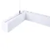 Светильник ULO-K19A 40W/4000K/Z40-160 IP40 WHITE  линейный светодиодный подвесной. Зигзагообразный, профиль 50х70мм. Белый свет (4000K). 4000Лм. Алюминий. Цвет белы