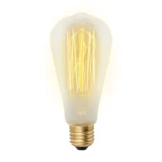 Лампа накаливания декоративная ЛОН 60 вт 300 Лм E27 Vintage IL-V-ST64-60/GOLDEN/E27 VW02