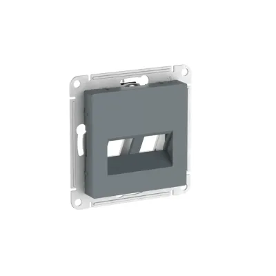 ATLASDESIGN НАКЛАДКА двойная для информационных функций типа Keystone, БАЗАЛЬТ