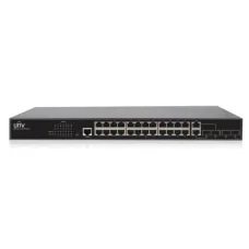 Коммутатор управляемый L2 с обл. упр. 24x1Гбит/с (RJ45), 2x1Гбит/с (SFP) + 2x2Гбит/с (Combo)