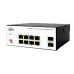 Коммутатор неуправляемый промышленный с обл. упр. 8x100Мбит/с (RJ45 с PoE+), 2x1Гбит/с (RJ45) + 2x1Гбит/с (SFP) 120Вт Коммутатор неуправляемый промышленный с обл. упр. 8x100Мбит/с (RJ45 с PoE+), 2x1Гбит/с (RJ45) + 2x1Гбит/с (SFP) 120Вт