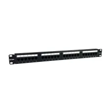 Патч-панель NTSS 24 UTP порта RJ45, cat.5е, 1U, Dual IDC, без органайзера