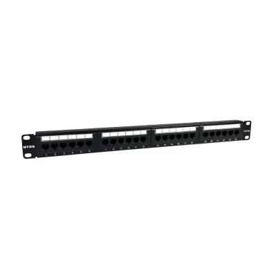 Патч-панель NTSS 24 UTP порта RJ45, cat.5е, 1U, Dual IDC, без органайзера