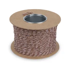 Cabeus UTP-1P-Cat.5e-SOLID-CROSS-500-BR (Jumper Wire) Кроссировочная витая пара, неэкранированная U/UTP, категория 5e, 1 пара (24 AWG), одножильный (solid), без общей внешней о