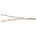Витая пара UTP (U/UTP), категория 5e, 2 пары (24 AWG) , одножильный, PVC нг(А)-LS, серый (20 м)