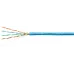 Витая пара U/UTP Cat 5e 4 пары 24 AWG solid PVC нг(А)-LS синий 100м