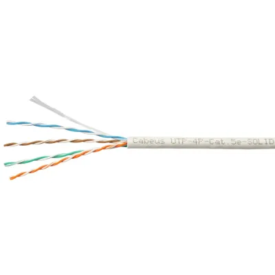 Витая пара U/UTP Cat 5e 4 пары 0.48мм LIGHT solid LSZH нг(А)-HF 305м