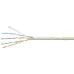 Витая пара U/UTP Cat 5e 4 пары 24 AWG solid PVC нг(А)-LS серый 305м