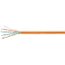 Витая пара U/UTP Cat 5e 4 пары 24 AWG solid LSZH нг(А)-HF оранжевый 100м