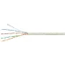 Витая пара U/UTP Cat 5e 4 пары 24 AWG solid PVC нг(А)-LS белый 305м
