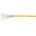 Витая пара U/UTP Cat 5e 4 пары 24 AWG solid PVC нг(А)-LS желтый 305м