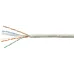 Витая пара U/UTP Cat 6 4 пары 23 AWG solid PVC нг(А)-LS серый 100м