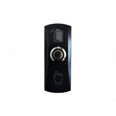 Кнопка Выход NO/NC металл черная