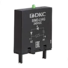 Модуль индикации и защиты, LED зеленый+Варистор A1+, 240V AC/DC