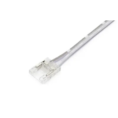 Разъем  с проводом для LED ленты COB 10 мм, лента - источник питания (1 шт)