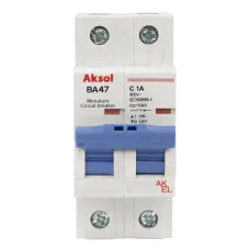 Выключатель автоматический ВА47-MCB-N-AKSOL-2P-B4-AC
