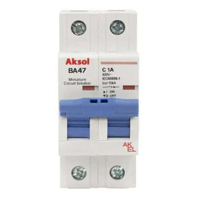 Выключатель автоматический ВА47-MCB-N-AKSOL-2P-B4-AC