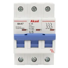 Выключатель автоматический ВА47-MCB-N-AKSOL-3P-C2-AC