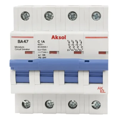 Выключатель автоматический ВА47-MCB-N-AKSOL-4P-B10-AC