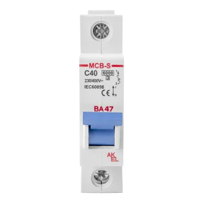 Выключатель автоматический ВА47-MCB-S-1P-C40-AC 1P/40A/C/6кА
