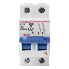 Выключатель автоматический ВА47-MCB-S-2P-C16-AC 2P/16A/C/6кА