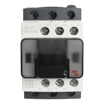 Контактор ВА47 MC-09E11M7 3P 1NO+1NC/9A/220VAC