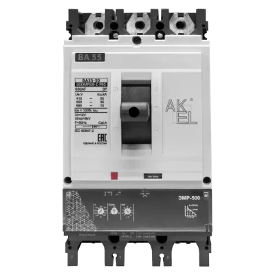 Выключатель автоматический в литом корпусе ВА55-50 603ЭМР320-С-PRO 3P/320A/ЭМР/50кА