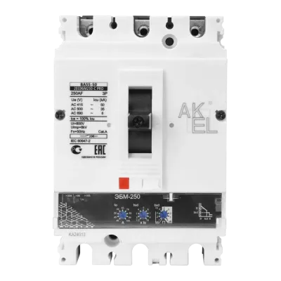 Выключатель автоматический в литом корпусе ВА55-50 203ЭБМ160-С-PRO 3P/160A/ЭБМ/50кА