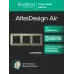ATLASDESIGN AIR 3-постовая РАМКА, ШАМПАНЬ/дымчатый белый