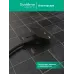 Лючок MultiDeS на 2 модуля IP44 с монтажной коробкой для бетонных полов ЧЁРНЫЙ матовый тип MDK20