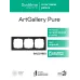 ARTGALLERY PURE 3-постовая РАМКА, ОРГАНИЧЕСКОЕ СТЕКЛО ЧЕРНЫЙ