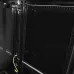 Шкаф настенный разборный 19`` 9U, перфорированная дверь, 600х600, черный RAL 9005