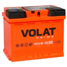 Аккумулятор автомобильный VOLAT Prime 45Ah R+ (низкий)