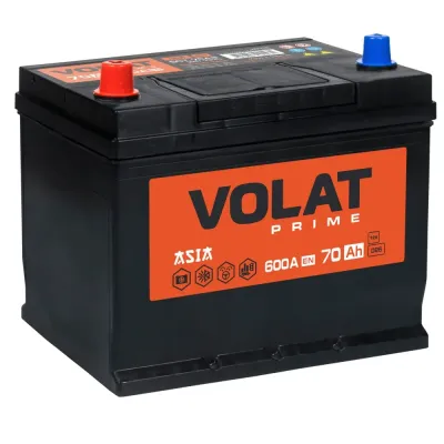 Аккумулятор автомобильный VOLAT Prime Asia 70Ah L+ (нижний борт)