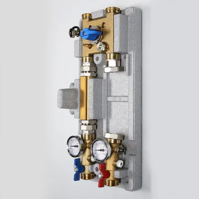 Группа насосная для систем VARIMIX 1'1/4 - 3W-KV4 с байпасом и трехходовым клапаном