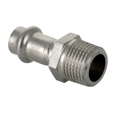 Соединитель нержавеющая сталь 15x1/2' НР