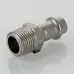 Соединитель нержавеющая сталь 15x1/2' НР