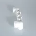 Планка монтажная 25x1/2' ВР для смесителя, с водорозетками, полипропиленовая PPR белая