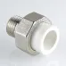 Муфта разъемная 20x1/2' НР полипропиленовое PPR белое
